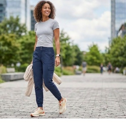 Athleta Navy Blue Jogger-Style Performance Pants